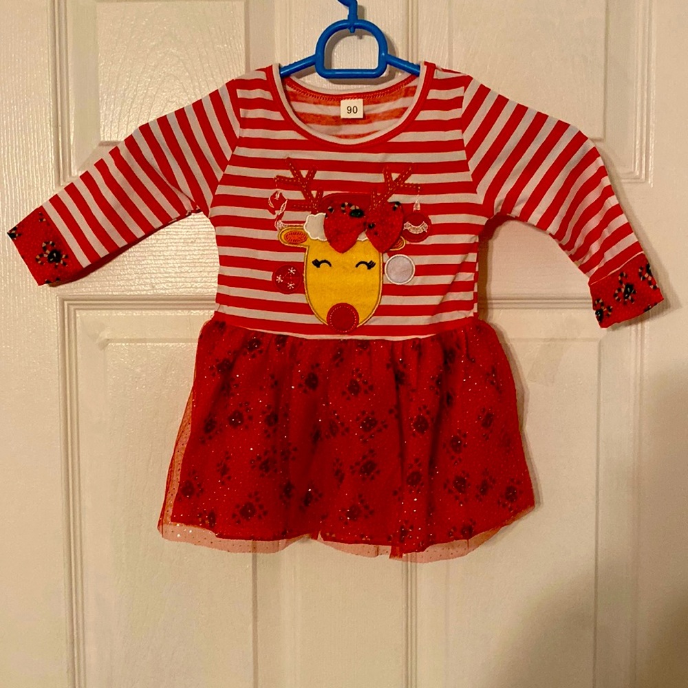 2 Toddler Christmas dress! New without tags .